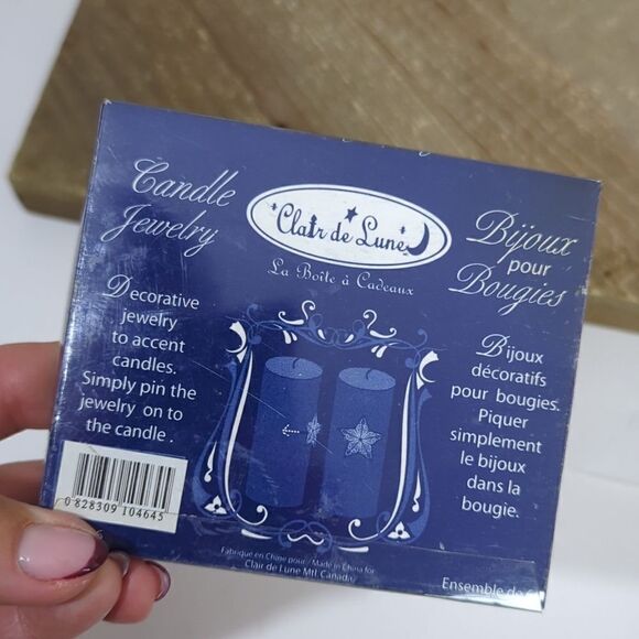 Vintage candle jewelry. 90s moon and stars decor - Picture 4 of 4